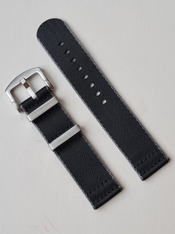 Nylon Armband zweiteilig Farbegrau schwarz