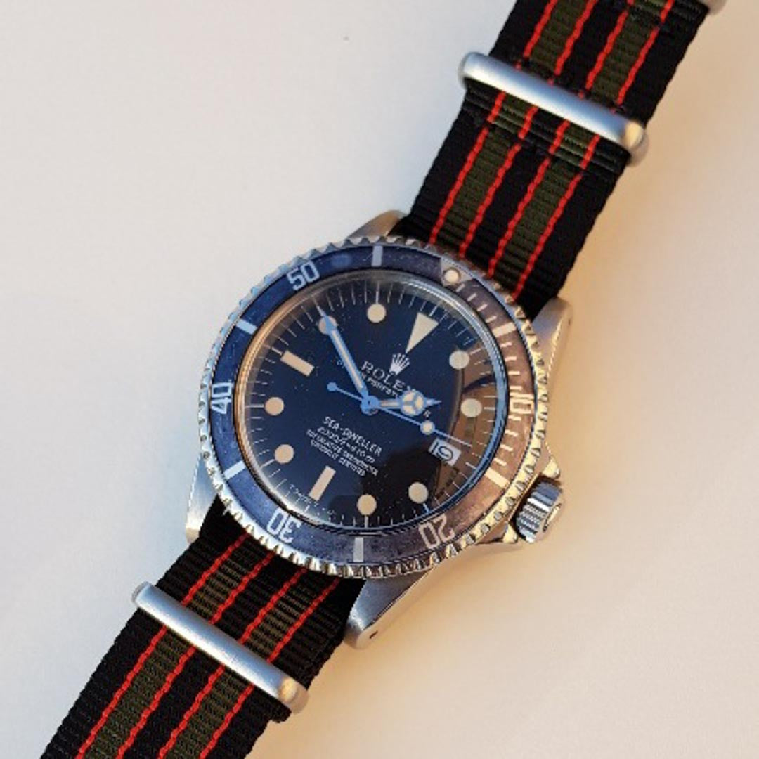 NATO Strap - textiles Uhrenarmband für Uhren Watch strap - seiko skx