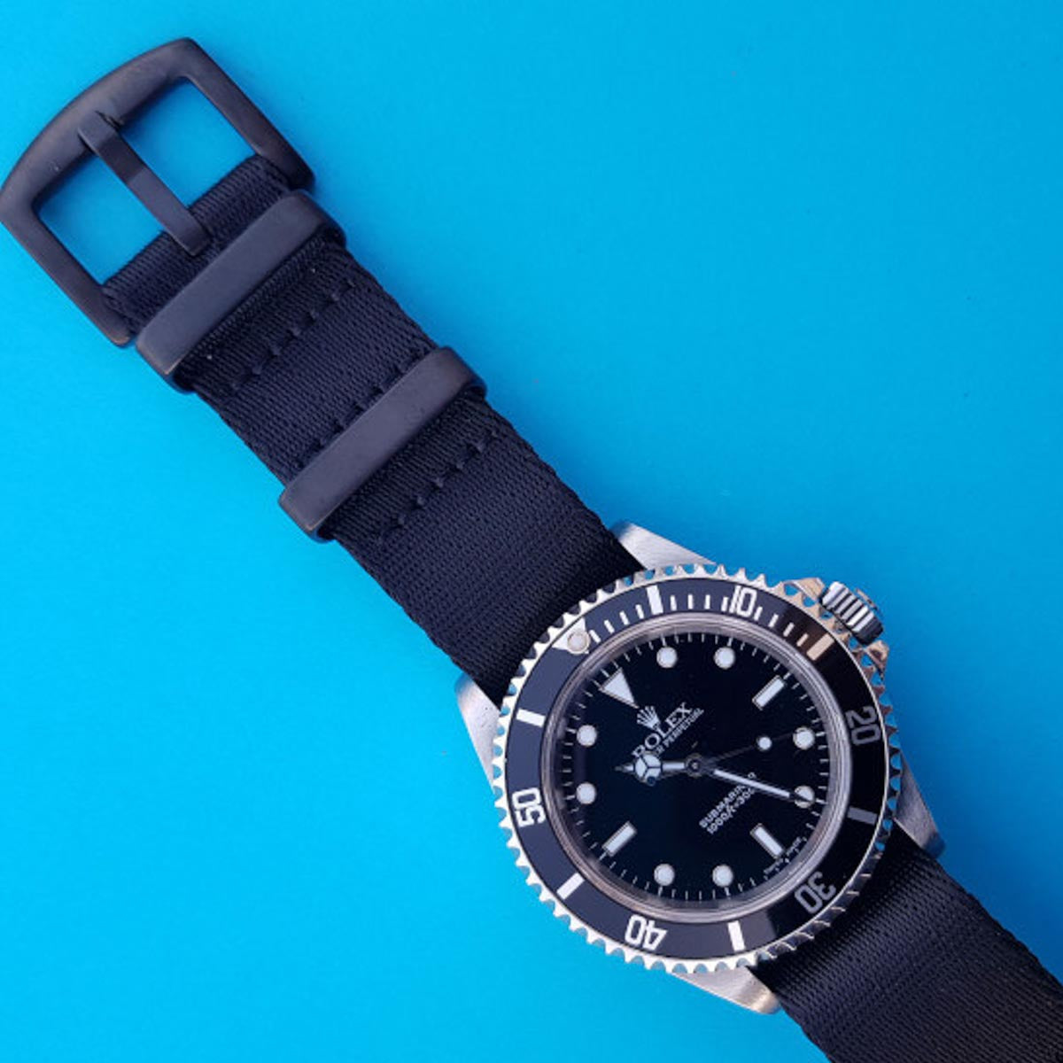 NATO Strap - textiles Uhrenarmband für Uhren Watch strap PVD Schliesse