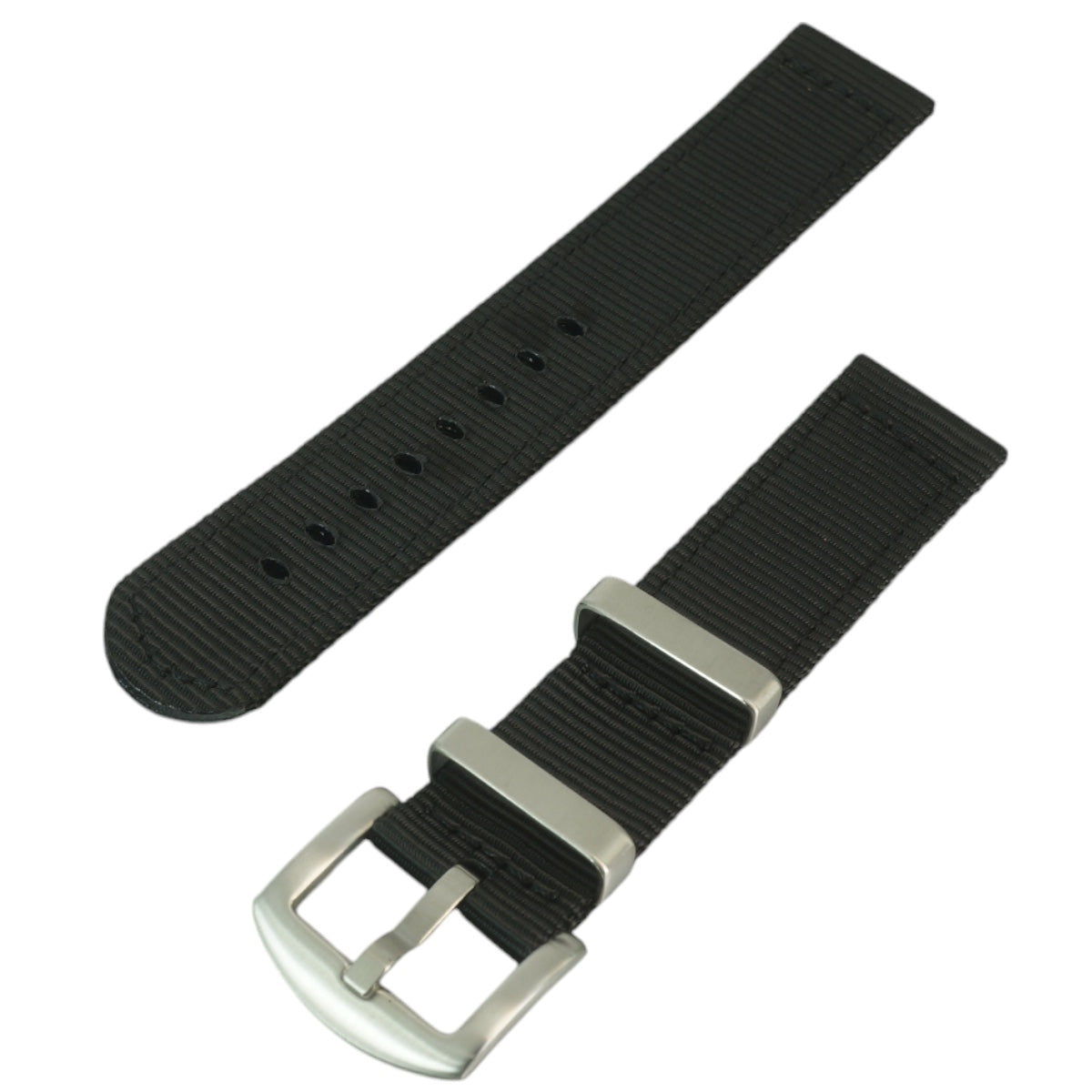 Nylon Armband zweiteilig Farbegrau schwarz